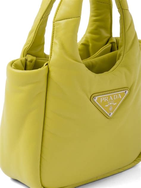 prada tote bag canvas|prada small brushed leather tote.